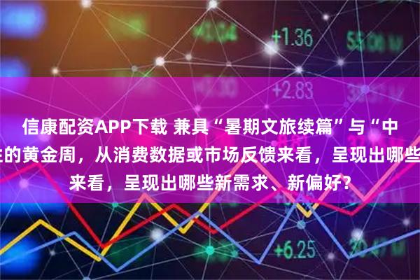 信康配资APP下载 兼具“暑期文旅续篇”与“中秋团圆”双重属性的黄金周，从消费数据或市场反馈来看，呈现出哪些新需求、新偏好？