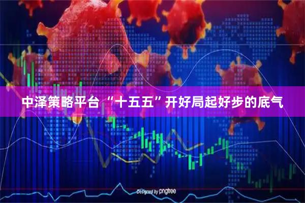 中泽策略平台 “十五五”开好局起好步的底气